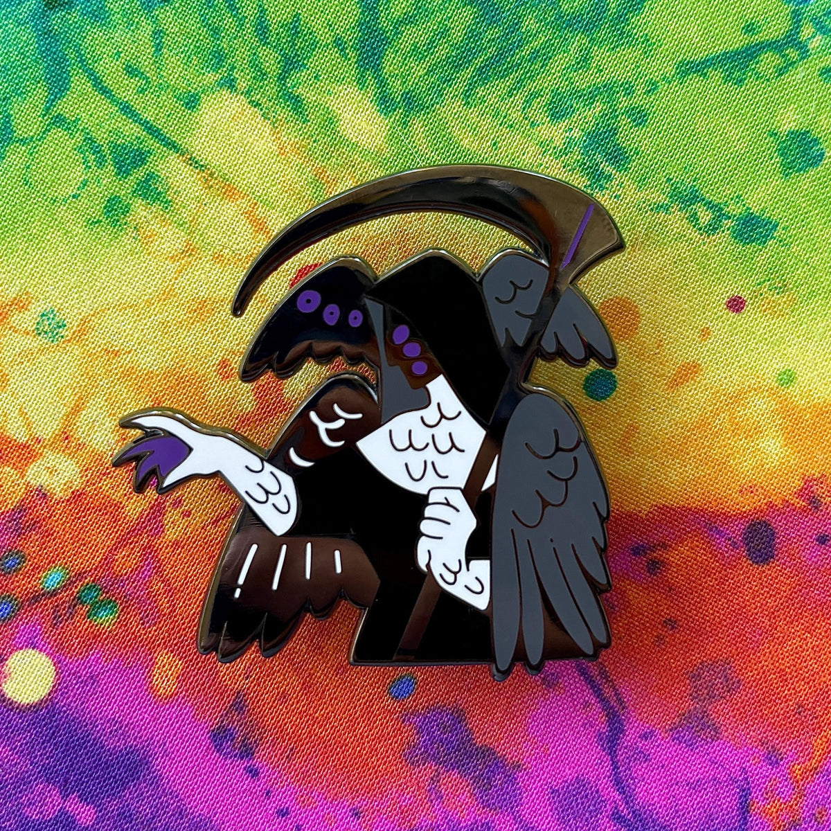 Asexual Angel Pin