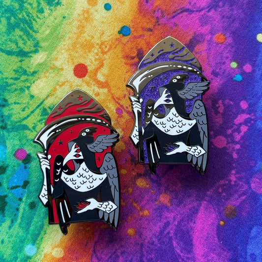 Asexual Angel Pin - Alternate Design