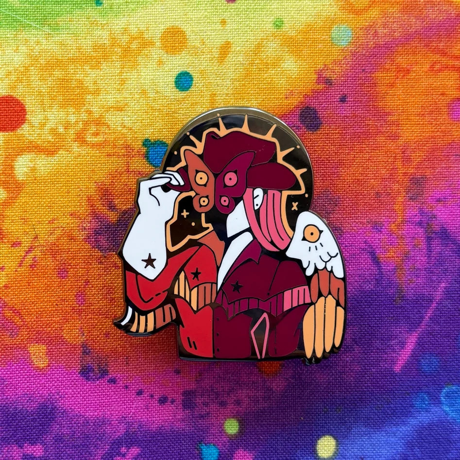 Lesbian Angel Pin