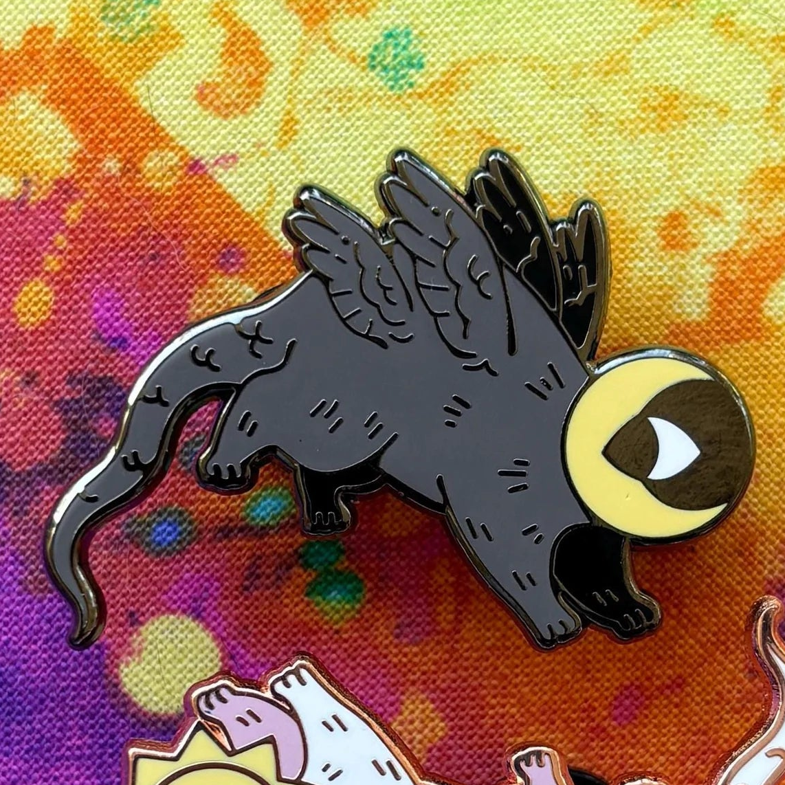 Queerplatonic Angel Pins