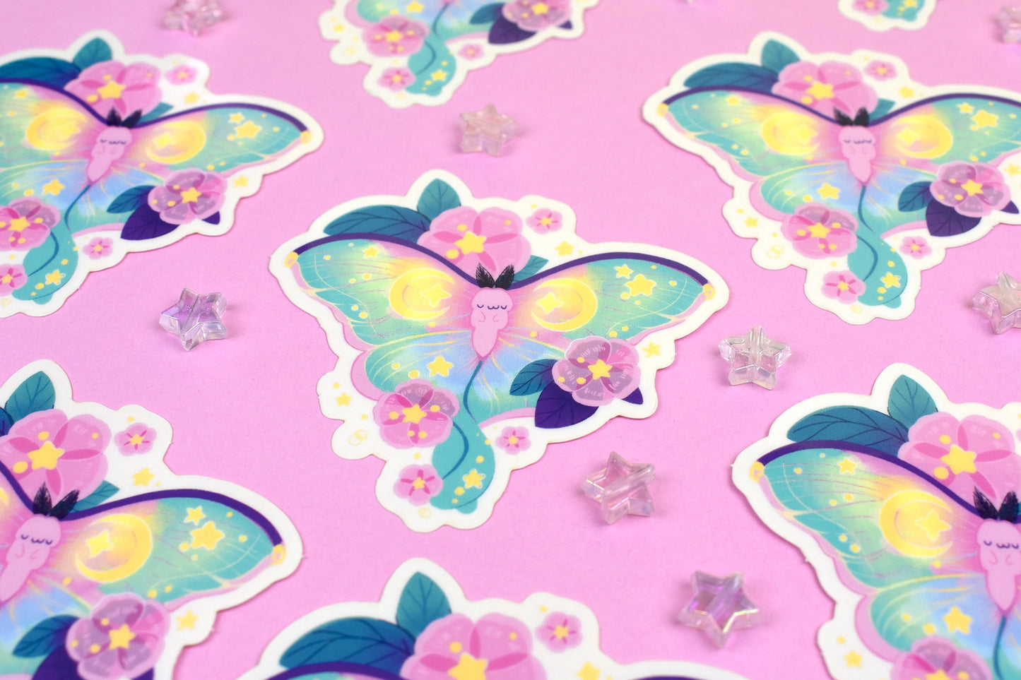 The Luna Moth Sticker