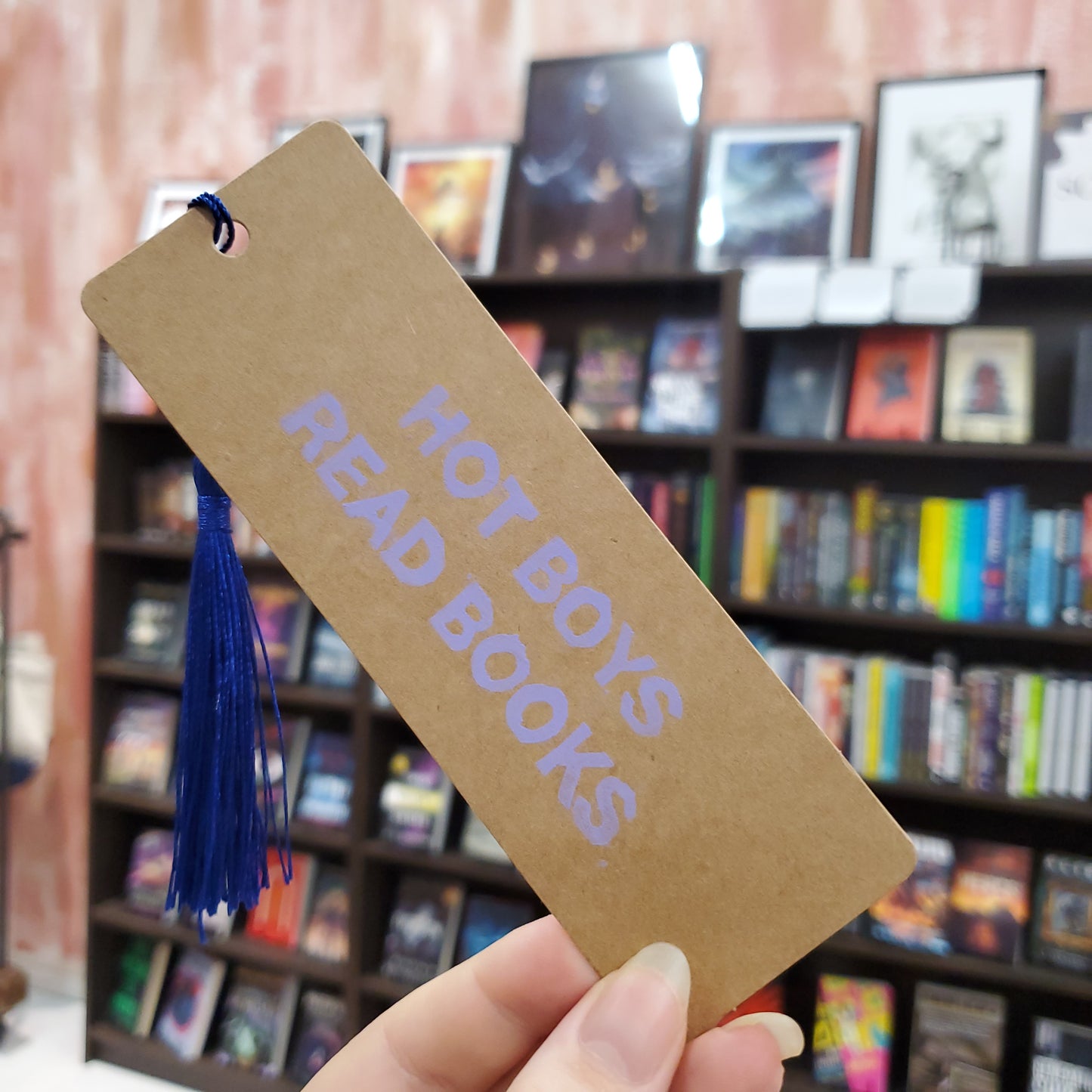 Hot Boys Read Books - Bookmark