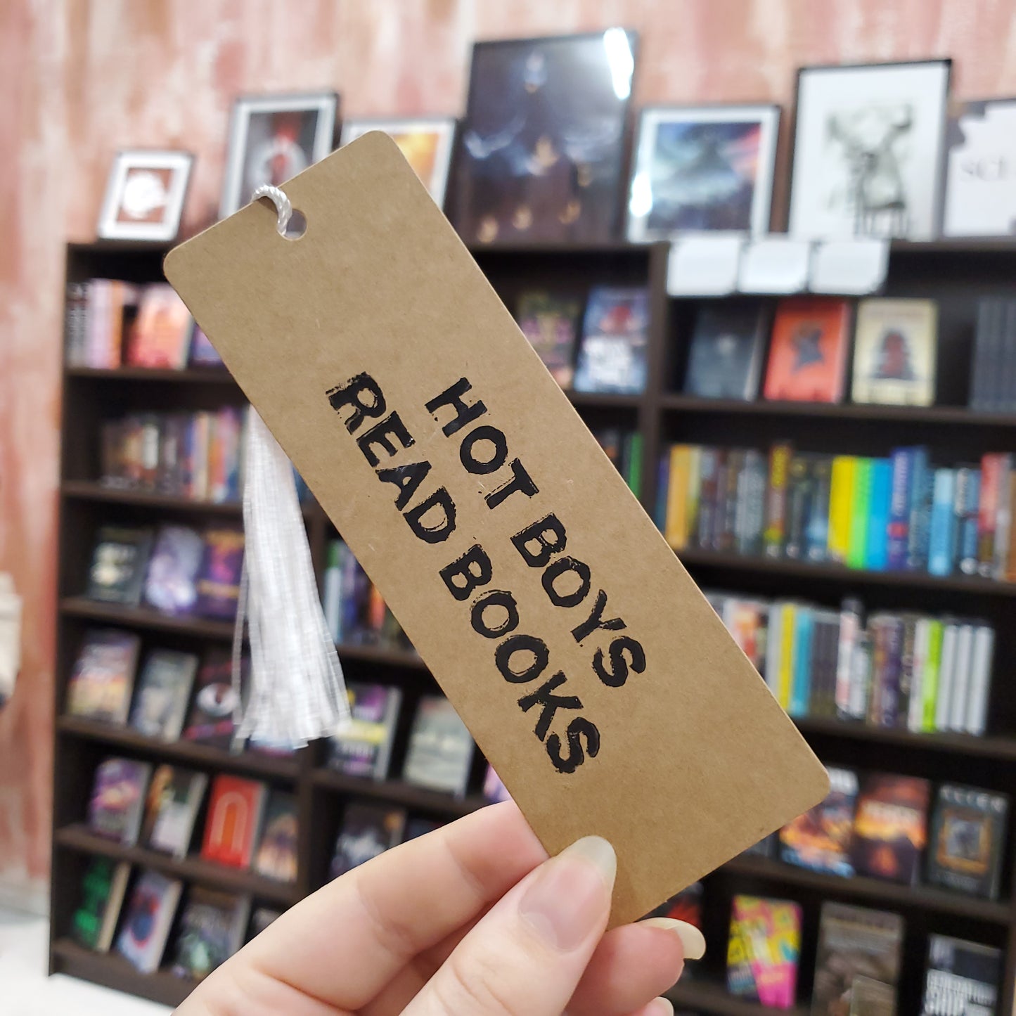 Hot Boys Read Books - Bookmark
